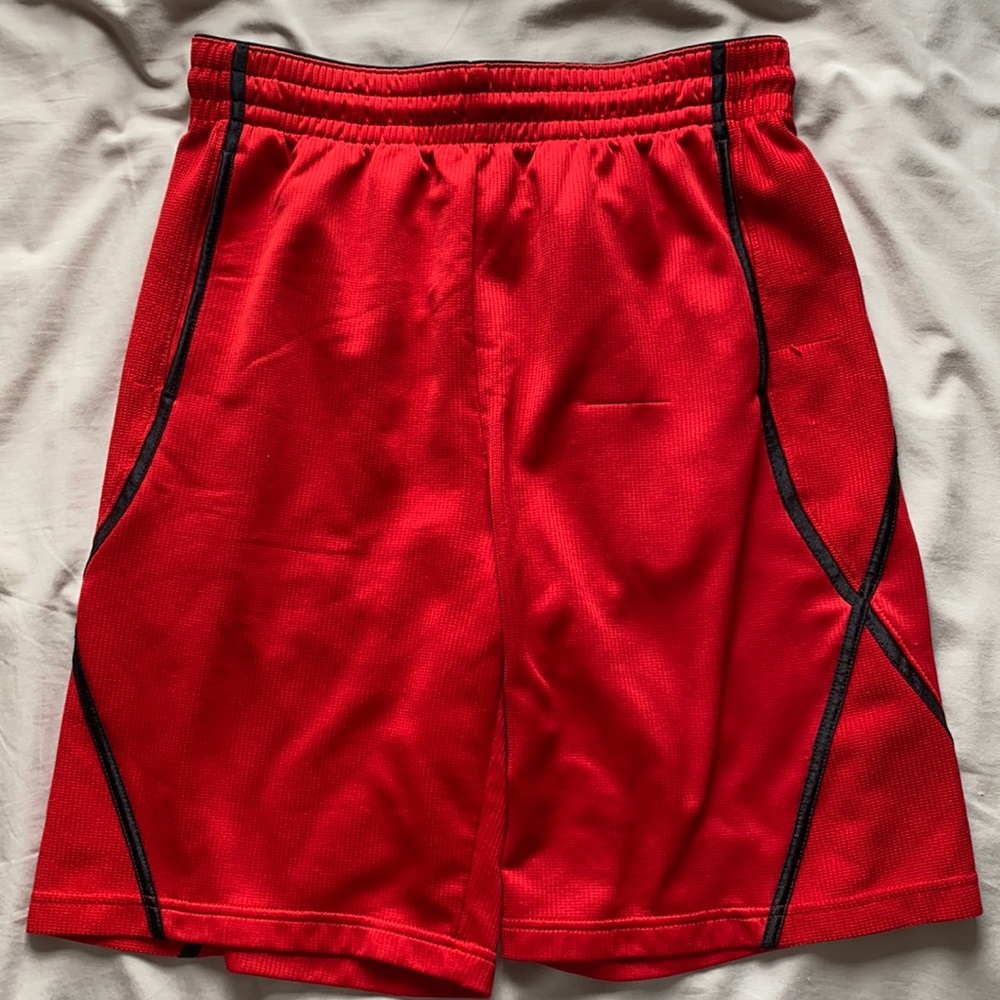 Red Athletic shorts